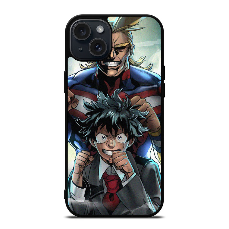 ALL MIGHT DEKU MY HERO ACADEMIA iPhone 15 Plus Case Cover ALL MIGHT DEKU MY HERO ACADEMIA iPhone 15 Plus Case Cover