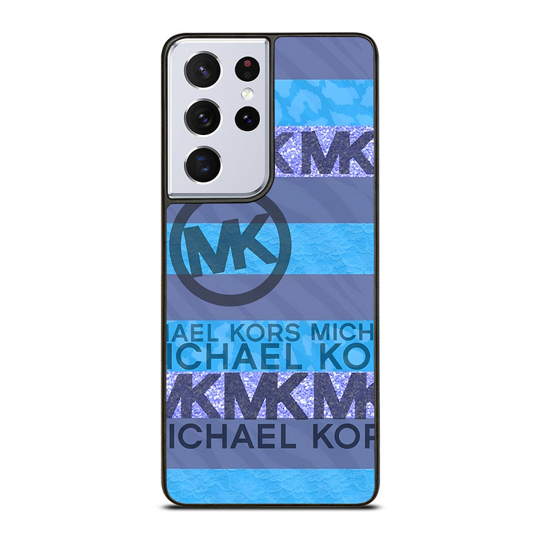 MICHAEL KORS BLUE STRIPE  Samsung Galaxy S21 Ultra Case Cover MICHAEL KORS BLUE STRIPE  Samsung Galaxy S21 Ultra Case Cover