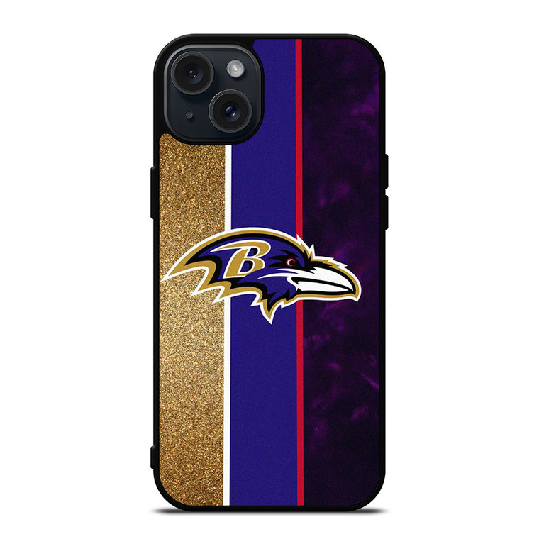BALTIMORE RAVENS NFL FOOTBALL SYMBOL iPhone 15 Plus Case Cover