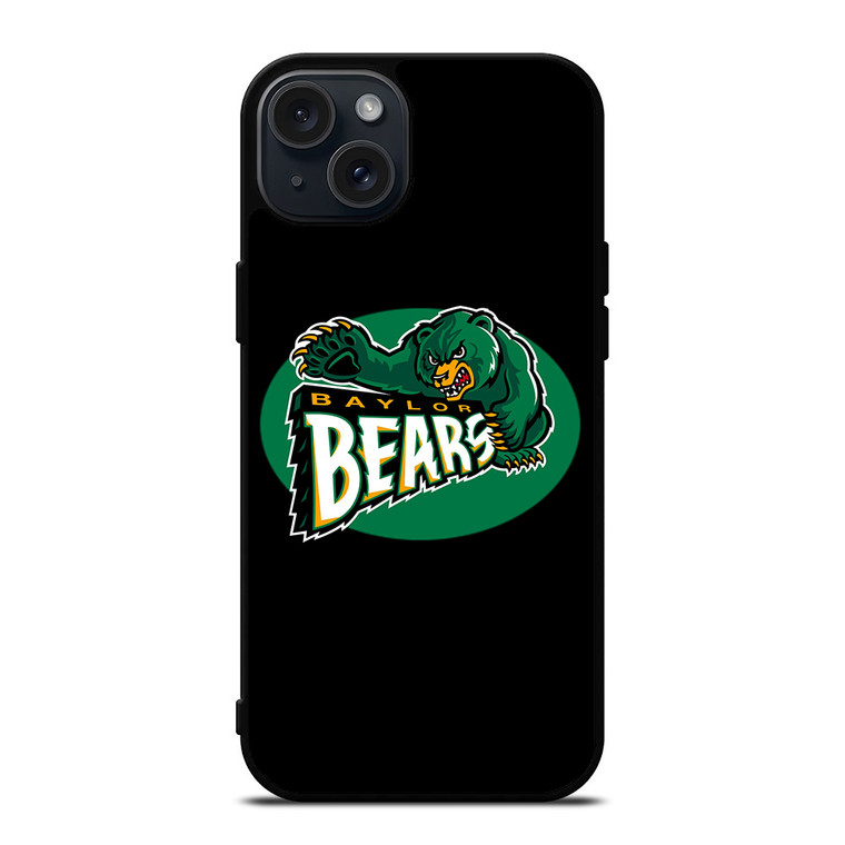 BAYLOR UNIVERSITY BEARS BASKETBALL SYMBOL iPhone 15 Plus Case Cover