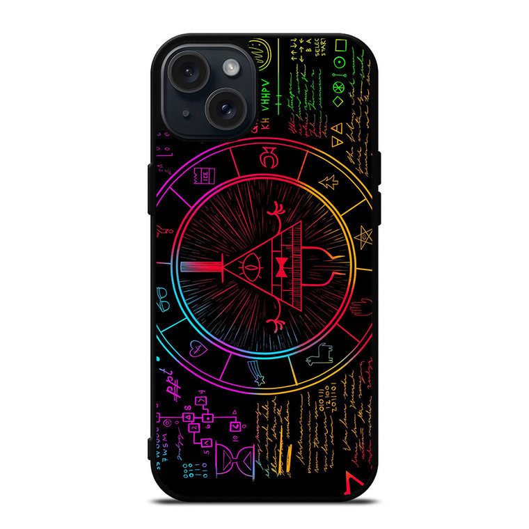 BILL CIPHER WHEEL COLORFUL iPhone 15 Plus Case Cover