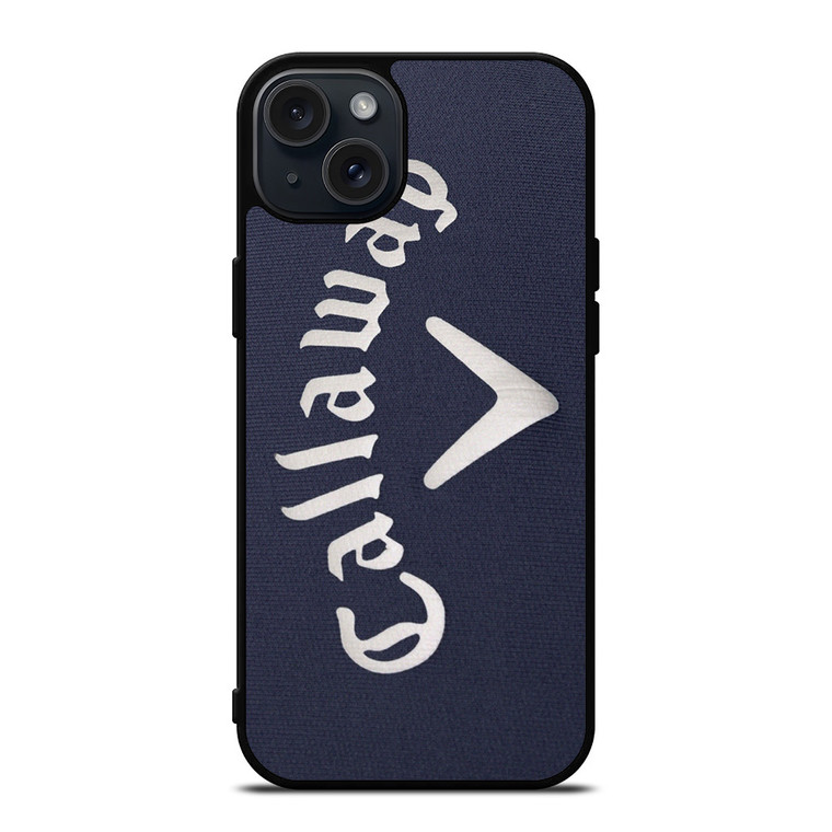 CALLAWAY GOLF FABRIC LOGO iPhone 15 Plus Case Cover