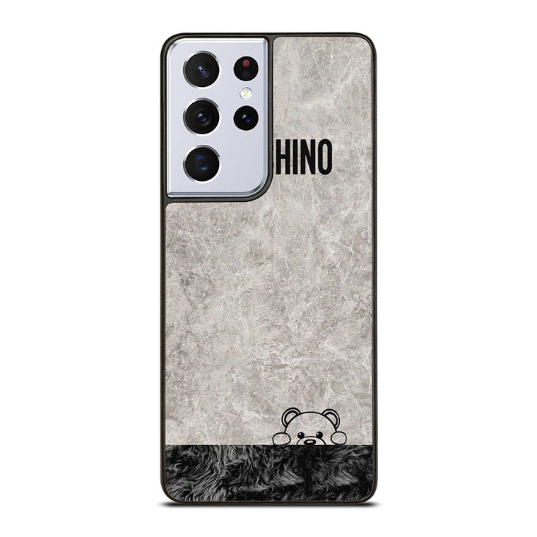 MOSCHINO TOY FUR MARBLE  Samsung Galaxy S21 Ultra Case Cover