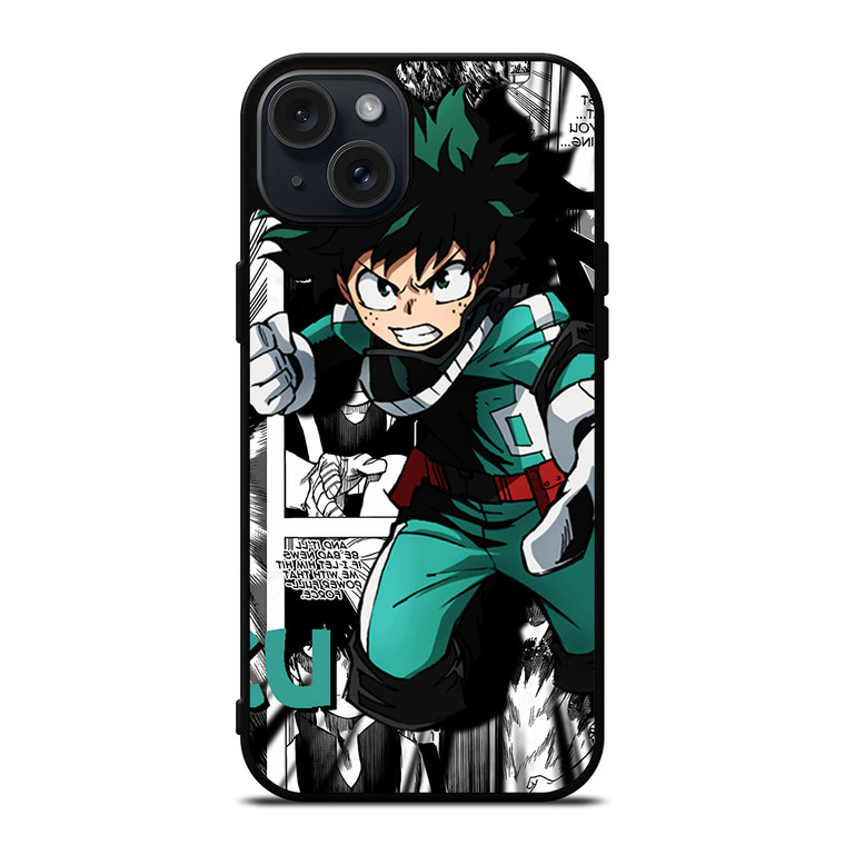 DEKU IZUKU MIDORIYA MY HERO ACADEMIA MANGA 2 iPhone 15 Plus Case Cover
