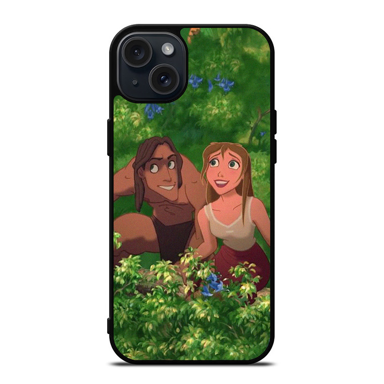 DISNEY TARZAN AND JANE CARTOON 2 iPhone 15 Plus Case Cover