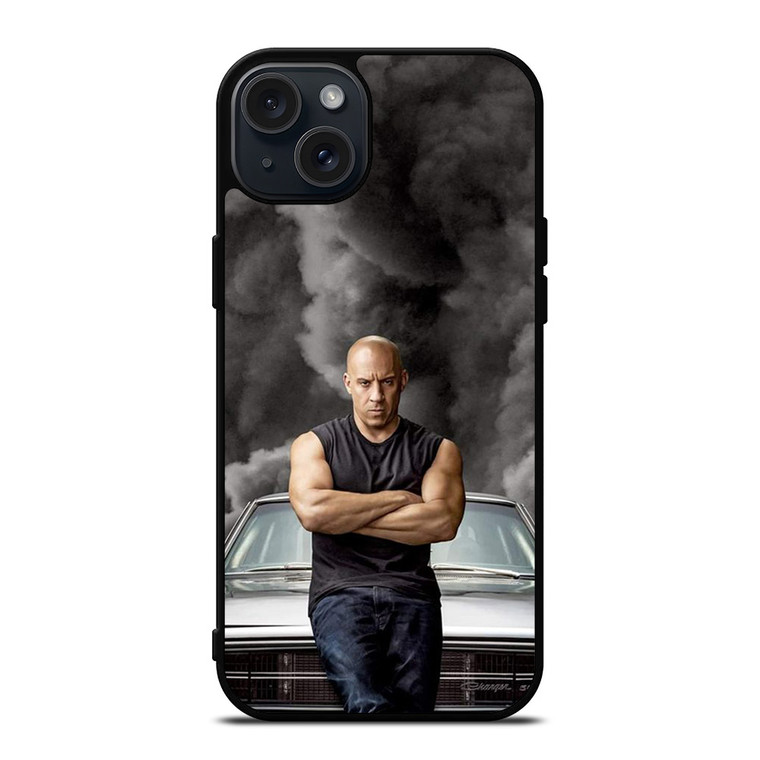 DOMINIC TORETTO VIN DIESEL THE FAST SAGA iPhone 15 Plus Case Cover