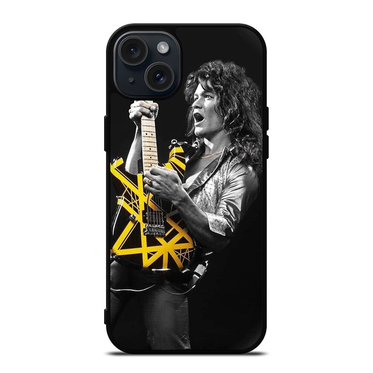 EDDIE VAN HALEN YELLOW GUITAR iPhone 15 Plus Case Cover