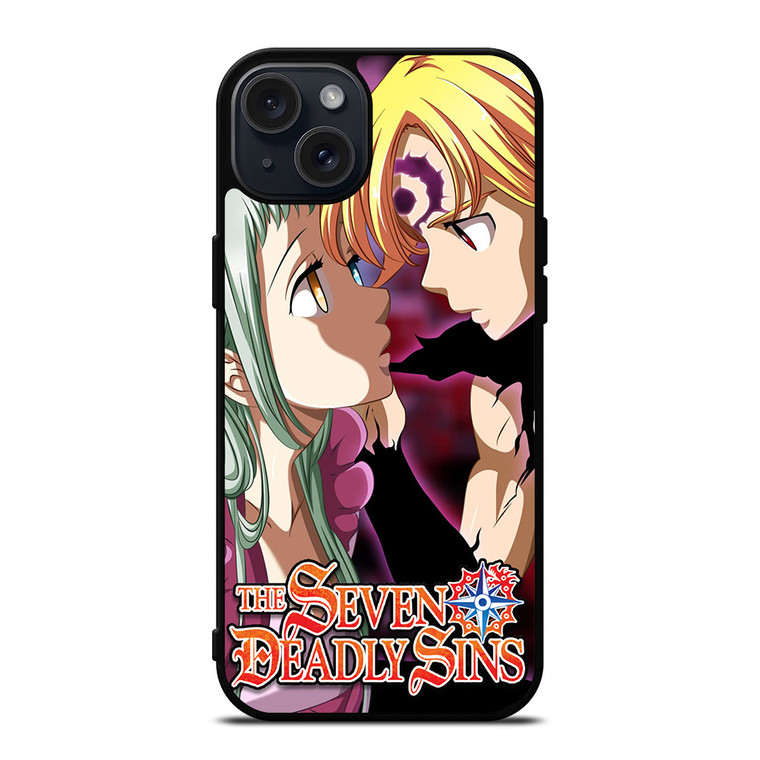 ELIZABETH LIONES AND MELIODAS SEVEN DEADLY SINS ANIME iPhone 15 Plus Case Cover