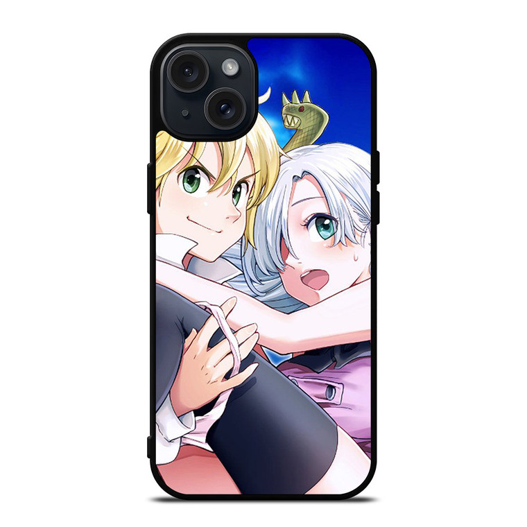 ELIZABETH LIONES AND MELIODAS SEVEN DEADLY SINS iPhone 15 Plus Case Cover
