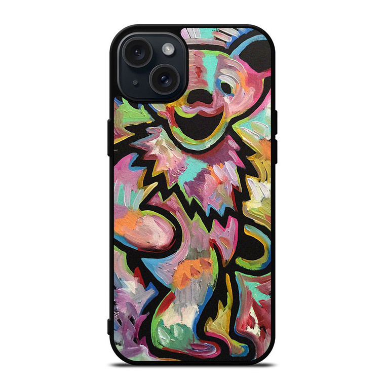 GRATEFUL DEAD BEAR ART iPhone 15 Plus Case Cover