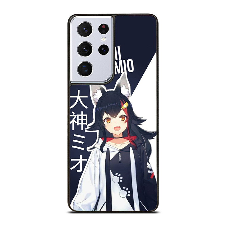 OOKAMI MIO HOLOLIVE  Samsung Galaxy S21 Ultra Case Cover OOKAMI MIO HOLOLIVE  Samsung Galaxy S21 Ultra Case Cover