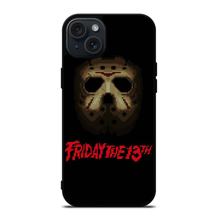 JASON VOORHES FRIDAY THE 13TH 8 BIT ART iPhone 15 Plus Case Cover