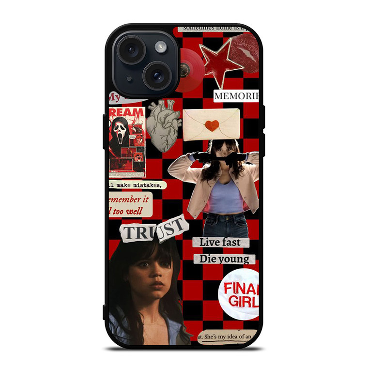 JENNA ORTEGA TARA CARPENTER SCREAM VI COLLAGE iPhone 15 Plus Case Cover