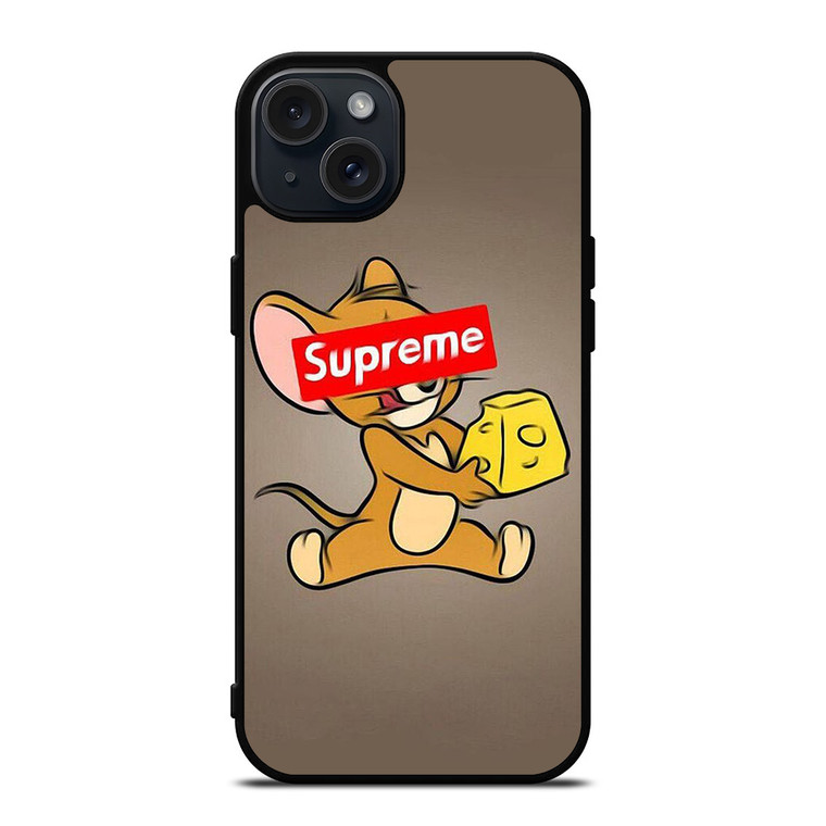 JERRY MOUSE CARTOON SUPREME iPhone 15 Plus Case Cover