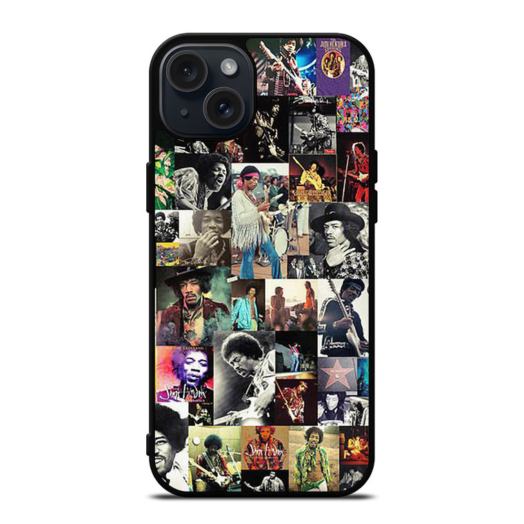 JIMI HENDRIX COLLAGE iPhone 15 Plus Case Cover