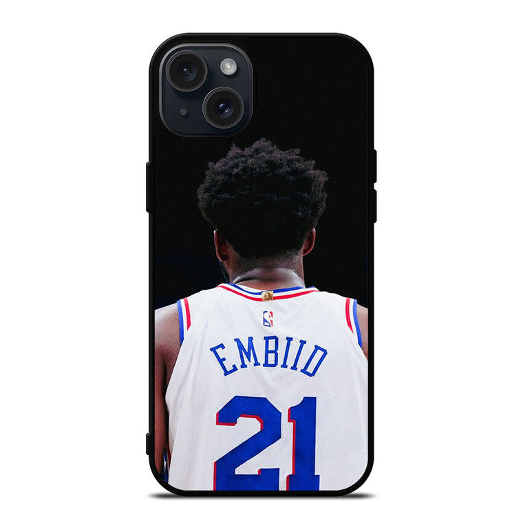 JOEL EMBIID NBA PHILADELPHIA 76ERS iPhone 15 Plus Case Cover