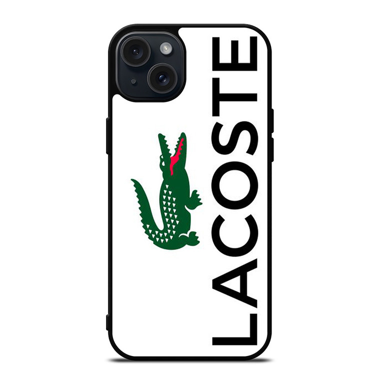 LACOSTE CROCODILE LOGO iPhone 15 Plus Case Cover