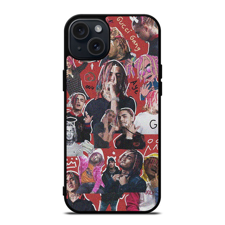 LIL PUMP RAPPER COLLAGE iPhone 15 Plus Case Cover