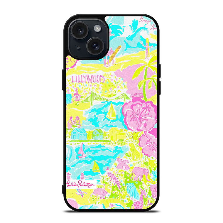 LILLY PULITZE LILLYWOOD iPhone 15 Plus Case Cover LILLY PULITZE LILLYWOOD iPhone 15 Plus Case Cover