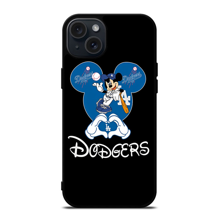 LOS ANGELES DODGERS MICKEY MOUSE ICON iPhone 15 Plus Case Cover