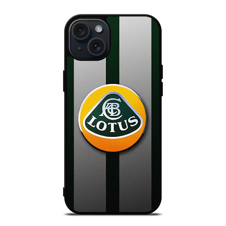 LOTUS CAR STRIPE EMBLEM iPhone 15 Plus Case Cover