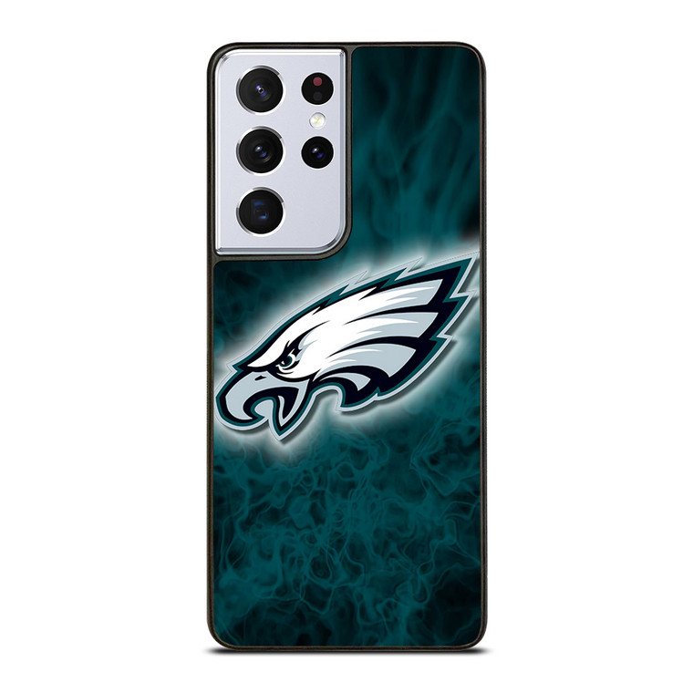 PHILADELPHIA EAGLES SMOKED LOGO  Samsung Galaxy S21 Ultra Case Cover PHILADELPHIA EAGLES SMOKED LOGO  Samsung Galaxy S21 Ultra Case Cover