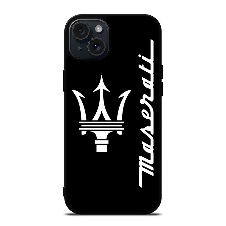 MASERATI LOGO VERTICAL iPhone 15 Plus Case Cover