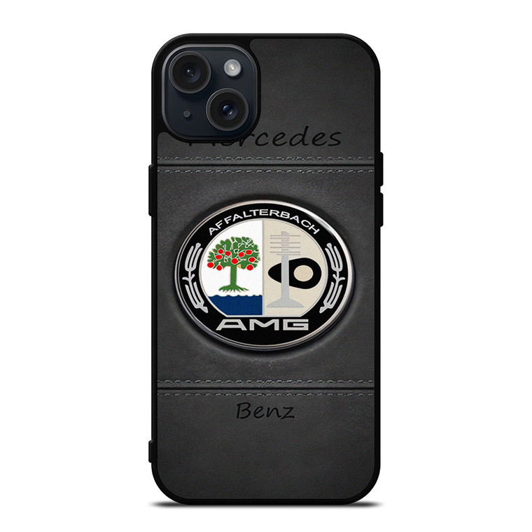 MERCEDES BENZ AFFALTERBACH AMG LEATHER iPhone 15 Plus Case Cover MERCEDES BENZ AFFALTERBACH AMG LEATHER iPhone 15 Plus Case Cover