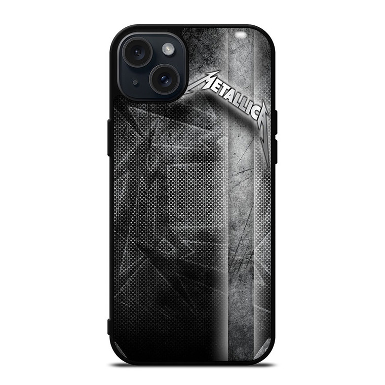 METALLICA BAND METAL LOGO iPhone 15 Plus Case Cover METALLICA BAND METAL LOGO iPhone 15 Plus Case Cover