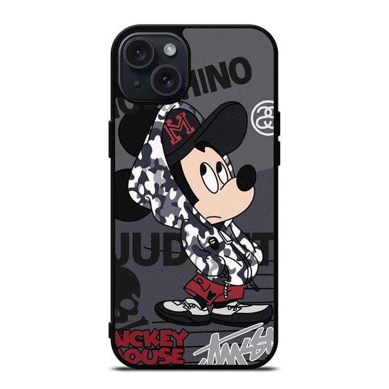 MICKEY MOUSE MOSCHINO iPhone 15 Plus Case Cover MICKEY MOUSE MOSCHINO iPhone 15 Plus Case Cover