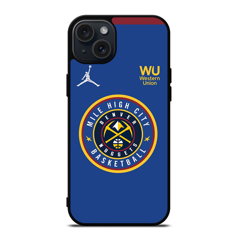 MILE HIGH CITY DENVER NUGGETS LOGO iPhone 15 Plus Case Cover