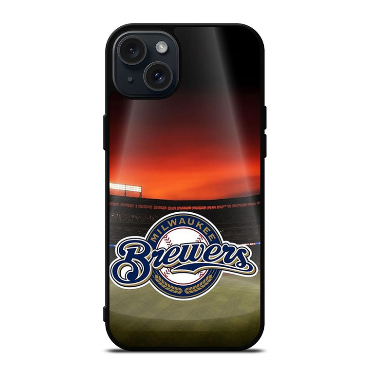 MILWAUKEE BREWERS BASEBALL ARENA iPhone 15 Plus Case Cover MILWAUKEE BREWERS BASEBALL ARENA iPhone 15 Plus Case Cover