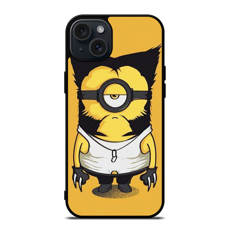 MINION WOLVERINES CARTOON iPhone 15 Plus Case Cover MINION WOLVERINES CARTOON iPhone 15 Plus Case Cover