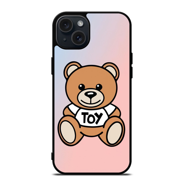 MOSCHINO TOY BEAR GRADIENT iPhone 15 Plus Case Cover MOSCHINO TOY BEAR GRADIENT iPhone 15 Plus Case Cover