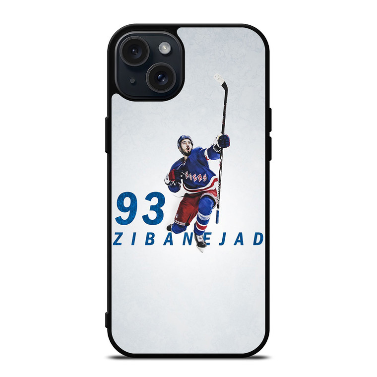 NEW YORK RANGERS MIKA ZIBANEJAD HOCKEY iPhone 15 Plus Case Cover NEW YORK RANGERS MIKA ZIBANEJAD HOCKEY iPhone 15 Plus Case Cover