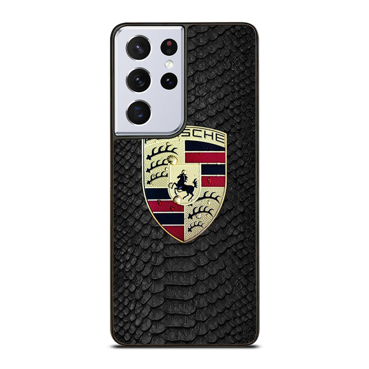 PORSCHE SNAKE SKIN LOGO  Samsung Galaxy S21 Ultra Case Cover