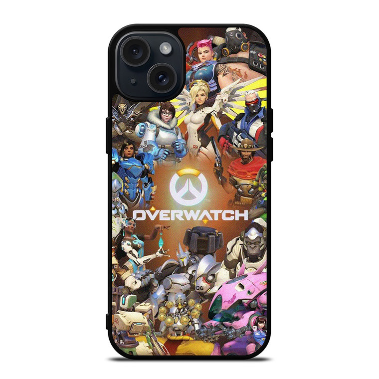 OVERWATCH GAMES ALL CHARACTERS iPhone 15 Plus Case Cover OVERWATCH GAMES ALL CHARACTERS iPhone 15 Plus Case Cover