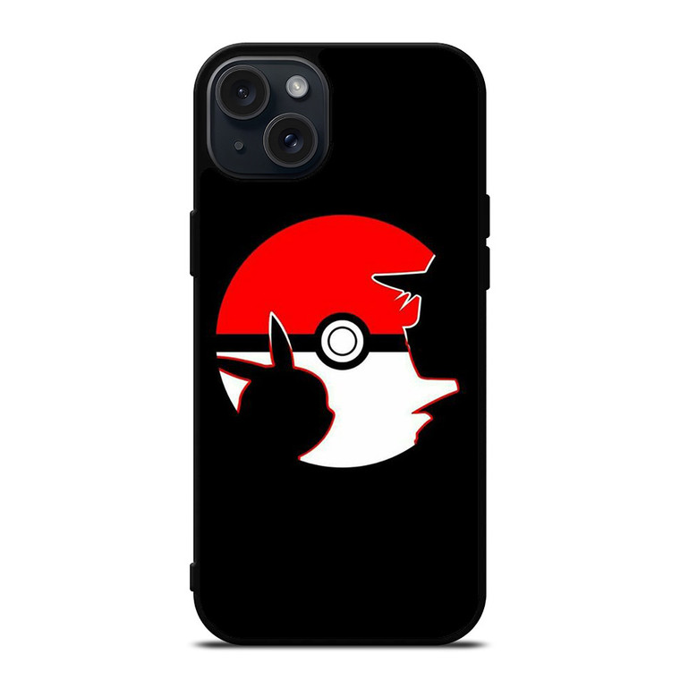POKEMON BALL PIKACHU ASH KETCHUM iPhone 15 Plus Case Cover
