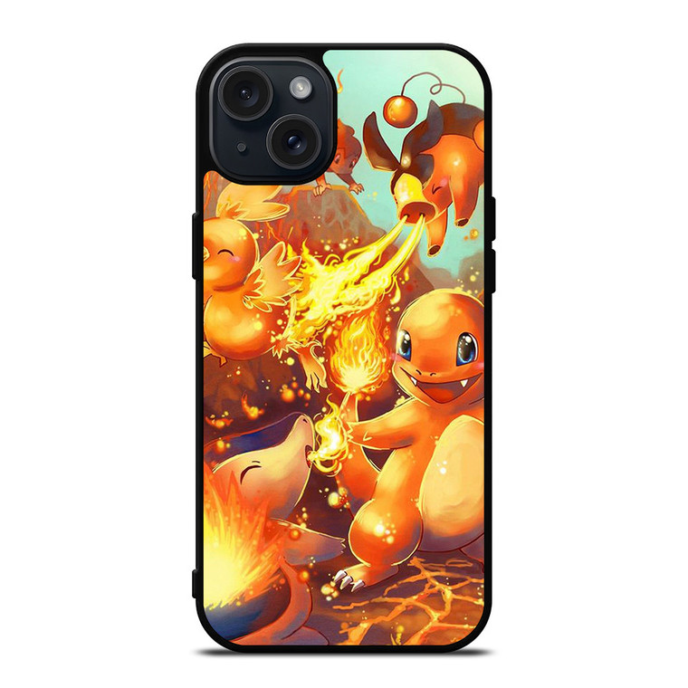 POKEMON FIRE iPhone 15 Plus Case Cover