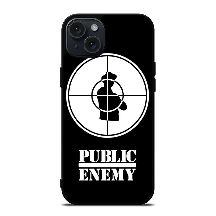 PUBLIC ENEMY HIP HOP LOGO iPhone 15 Plus Case Cover