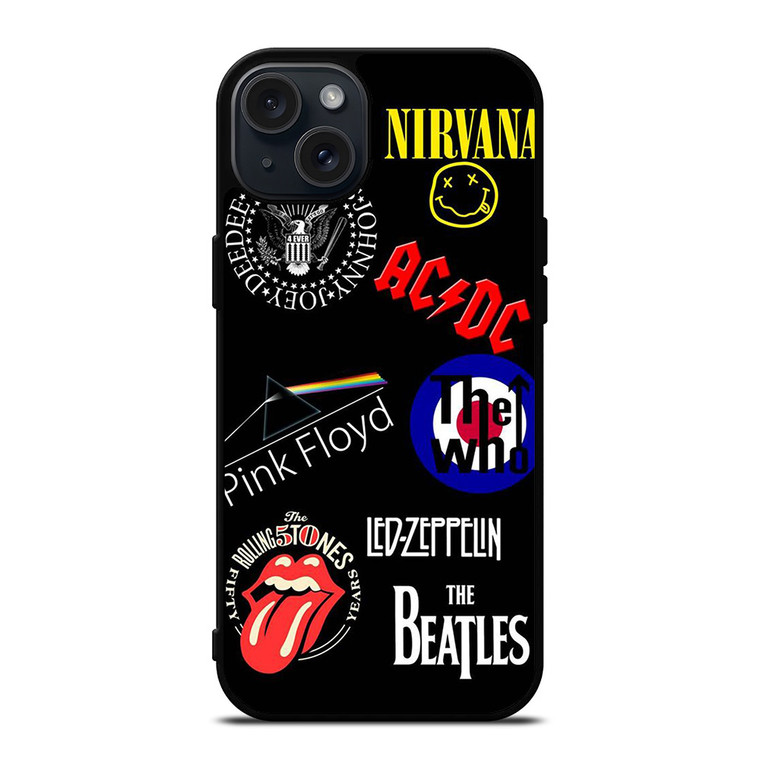 ROCK BAND LEGEND LOGO iPhone 15 Plus Case Cover
