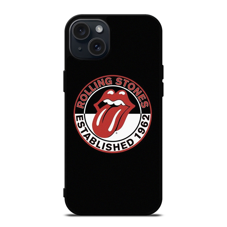ROLLING STONES BAND BADGES iPhone 15 Plus Case Cover