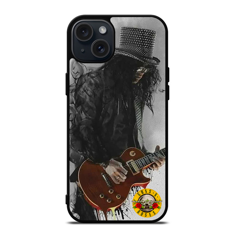 SAUL HUDSON SLASH G N R SMOKED iPhone 15 Plus Case Cover