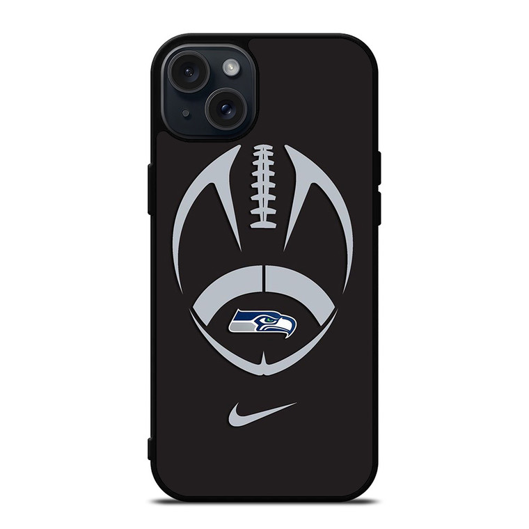 SEATTLE SEAHAWKS FOOTBALL NIKE SYMBOL iPhone 15 Plus Case Cover
