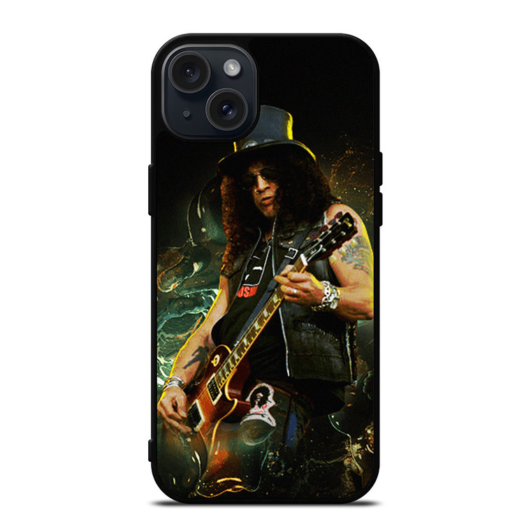 SLASH SAUL HUDSON G N R iPhone 15 Plus Case Cover