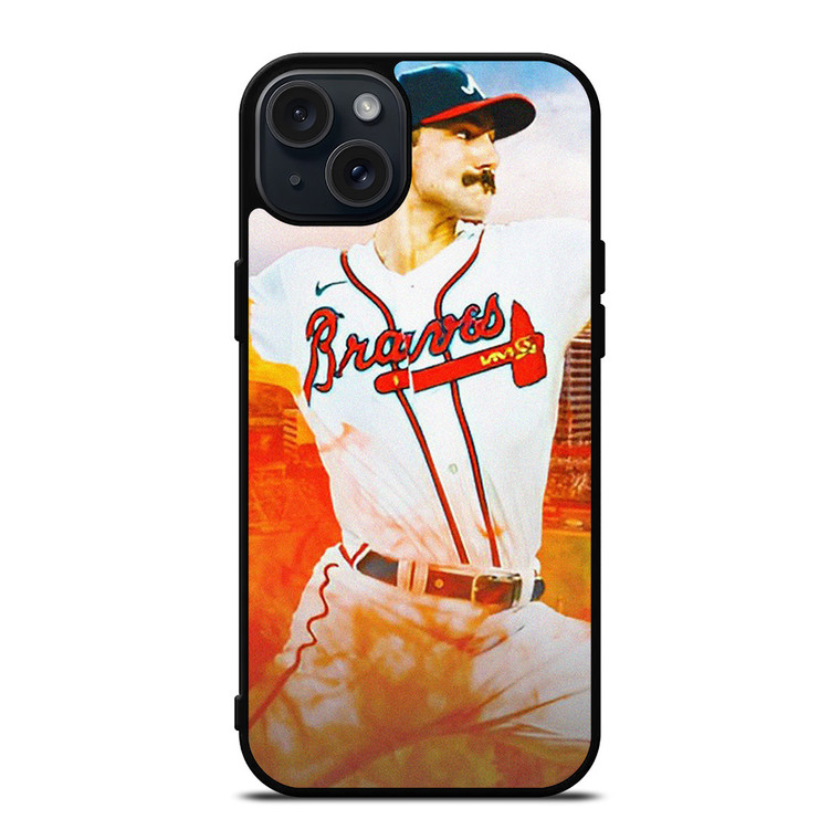 SPENCEER STRIDER ATLANTA BRAVES BASEBALL iPhone 15 Plus Case Cover SPENCEER STRIDER ATLANTA BRAVES BASEBALL iPhone 15 Plus Case Cover