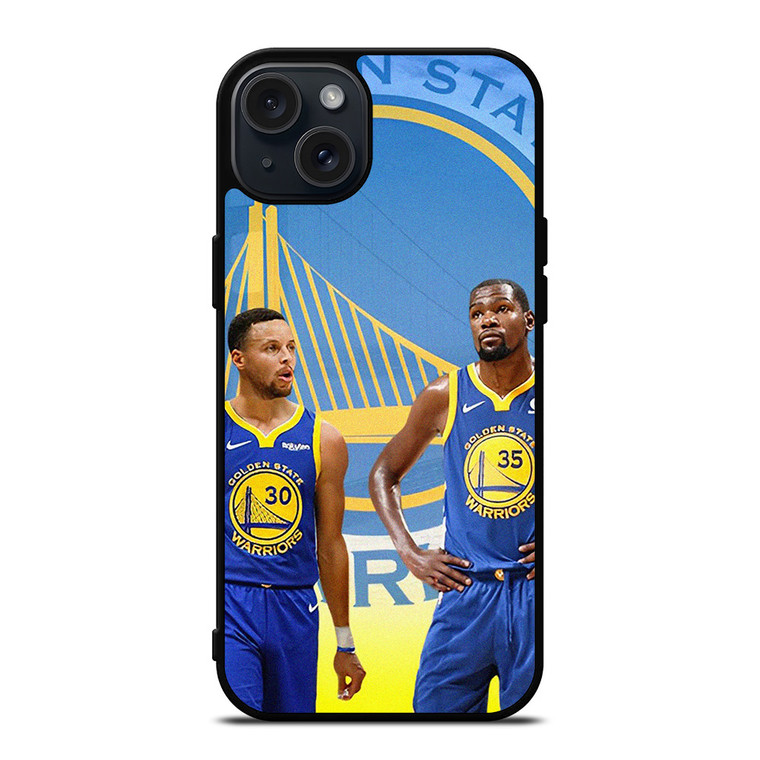 STEPHEN CURRY X KEVIN DURANT GOLDEN STATE WARRIORS iPhone 15 Plus Case Cover