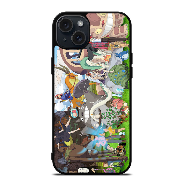 STUDIO GHIBLI ALL CHARACTERS iPhone 15 Plus Case Cover