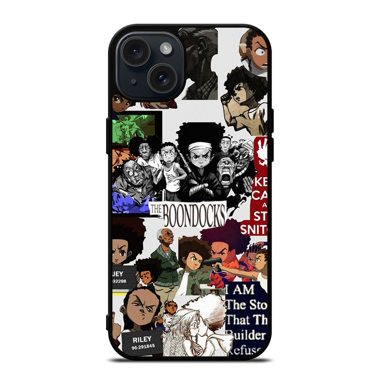 THE BOONDOCKS ANIME COLLAGE iPhone 15 Plus Case Cover THE BOONDOCKS ANIME COLLAGE iPhone 15 Plus Case Cover
