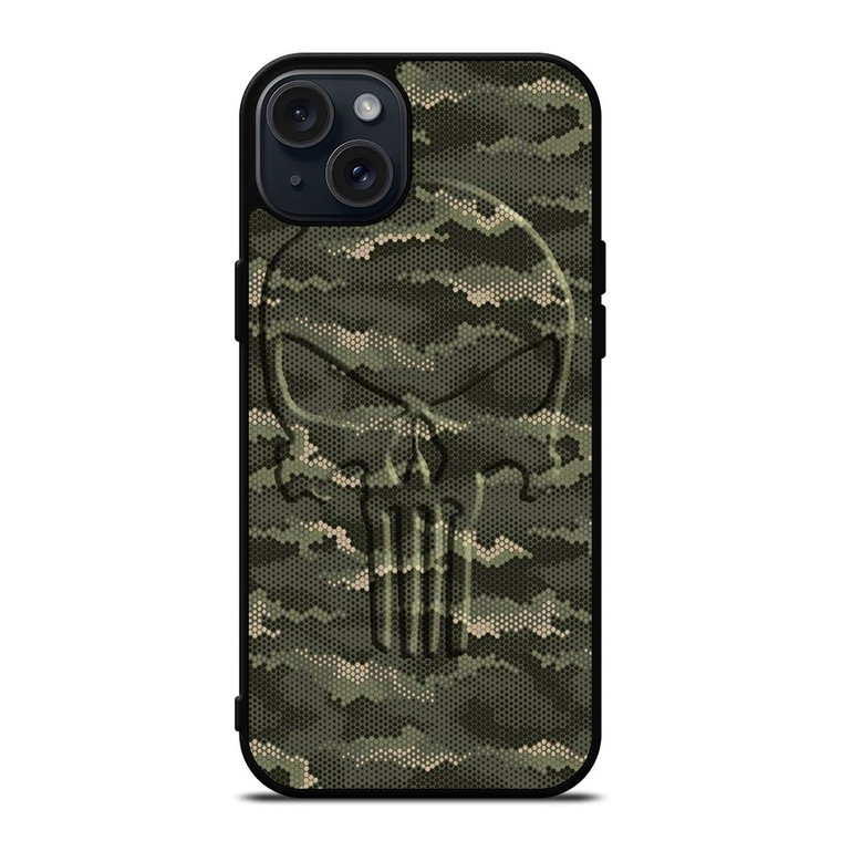 THE PUNISHER CAMO CARBON iPhone 15 Plus Case Cover